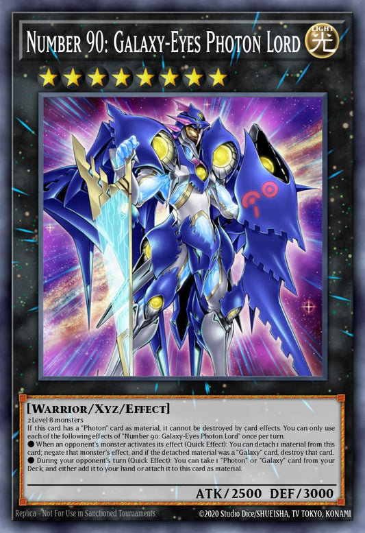 MP25-EN033 "Number 90: Galaxy-Eyes Photon Lord" Starlight Rare