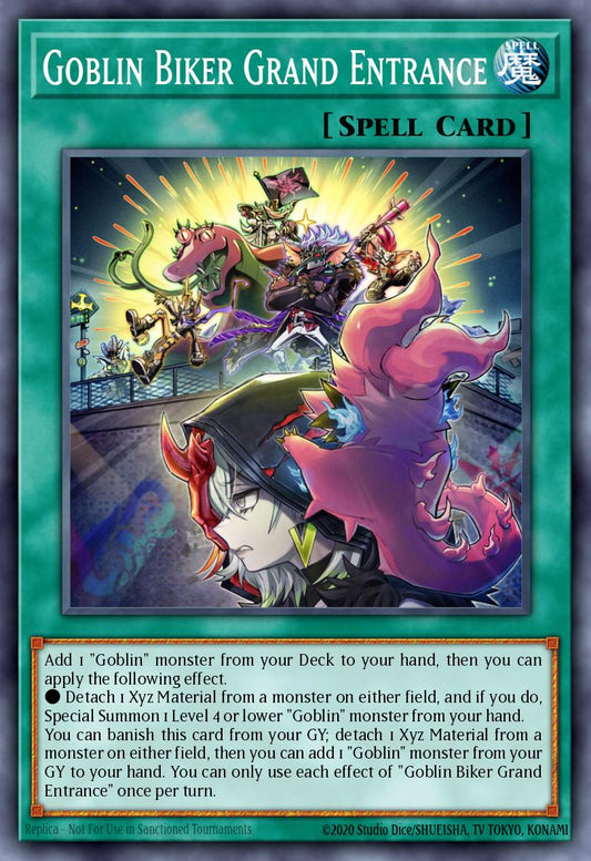 MP25-EN056 "Goblin Biker Grand Entrance" Prismatic Secret Rare