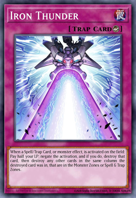 MP25-EN058 "Iron Thunder" Prismatic Secret Rare