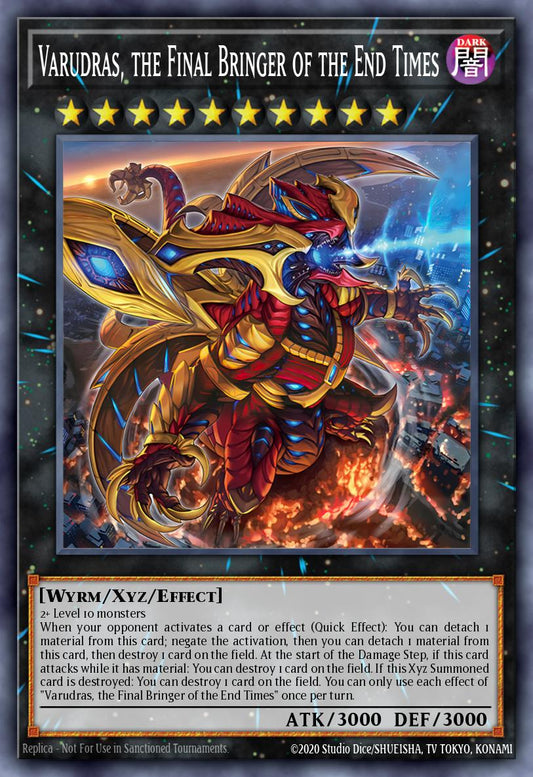 MP25-EN070 "Varudras, the Final Bringer of the End Times" Prismatic Secret Rare