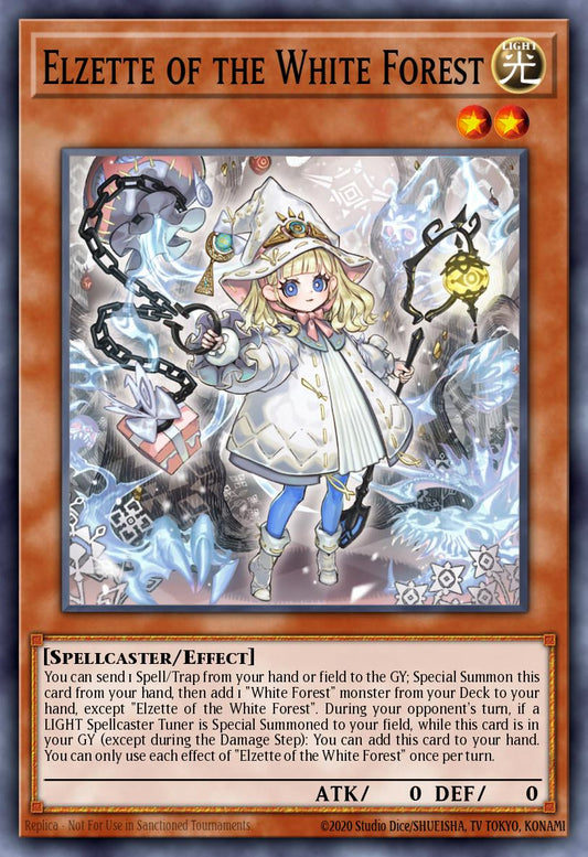MP25-EN080 "Elzette of the White Forest" Prismatic Secret Rare