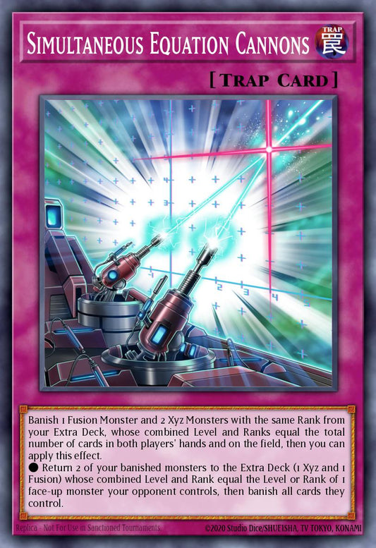 MP25-EN076 "Simultaneous Equation Cannons" Prismatic Secret Rare