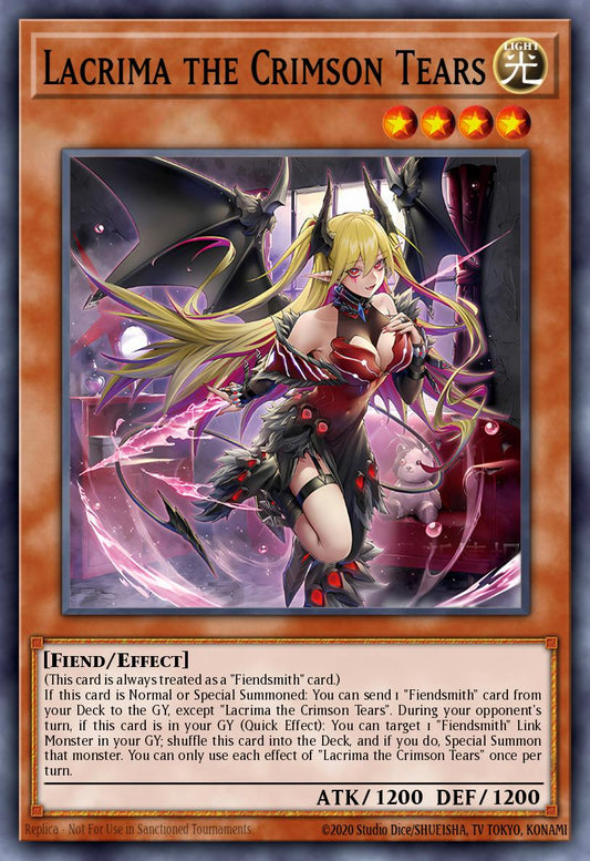 MP25-EN100 "Lacrima the Crimson Tears" Prismatic Secret Rare