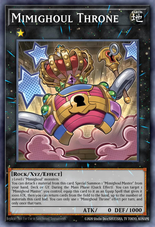 MP25-EN117 "Mimighoul Throne" Prismatic Secret Rare