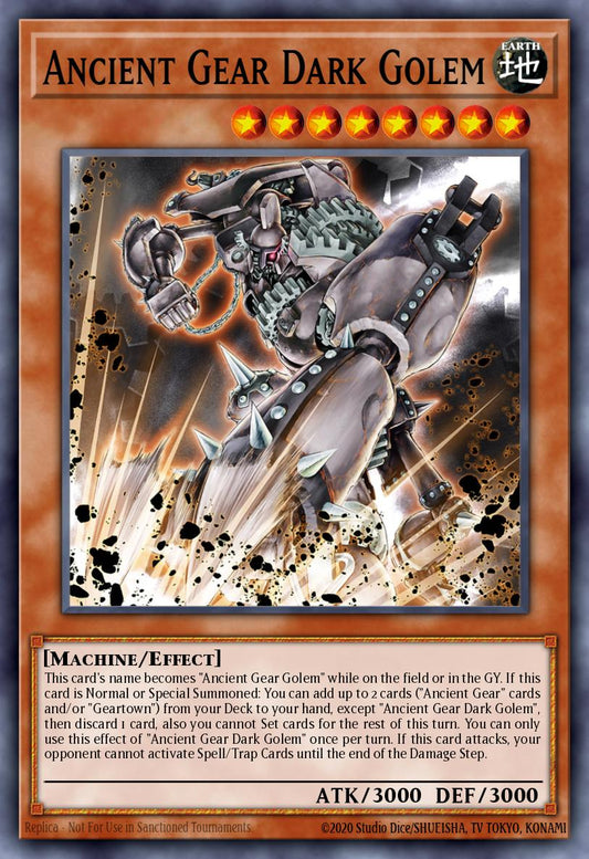 MP25-EN003 "Ancient Gear Dark Golem" Starlight Rare