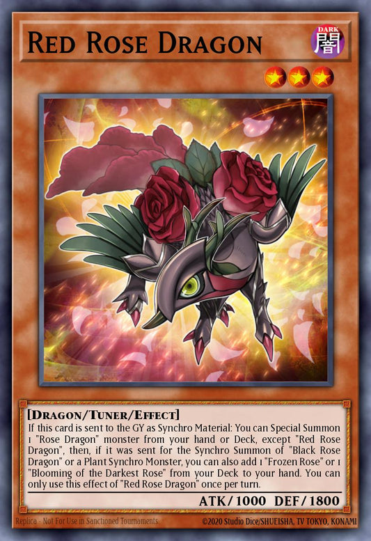 MP25-EN037 “Red Rose Dragon" Starlight Rare