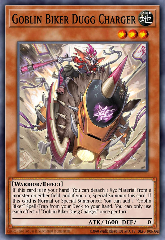 MP25-EN051 Goblin Biker Dugg Charger Prismatic Secret Rare
