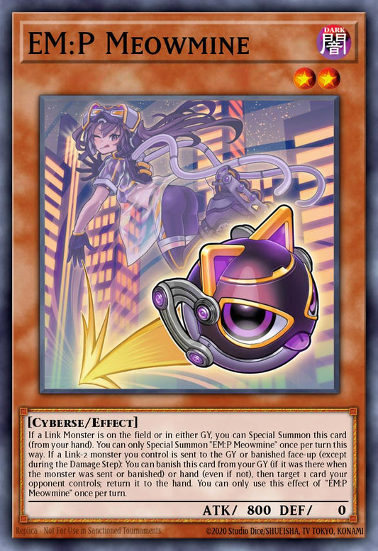 MP25-EN054 EM:P Meowmine Prismatic Secret Rare