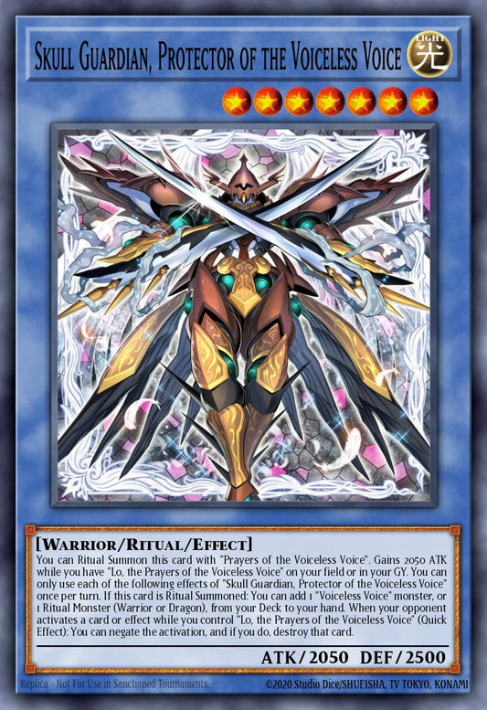 MP25-EN055 Skull Guardian, Protector Of The Voiceless Voice Prismatic Secret Rare