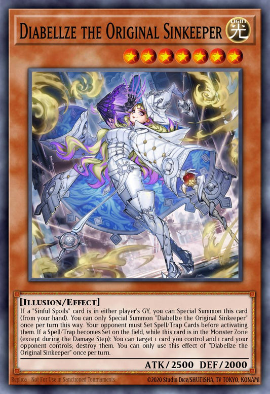 MP25-EN063 Diabellze The Original Sinkeeper Prismatic Secret Rare