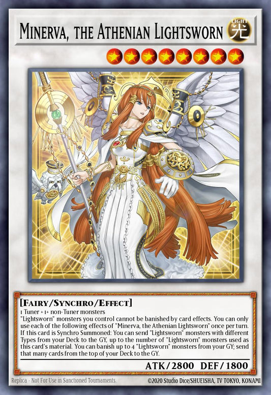 MP25-EN069 Minerva, The Athenian Lightsworn Prismatic Secret Rare