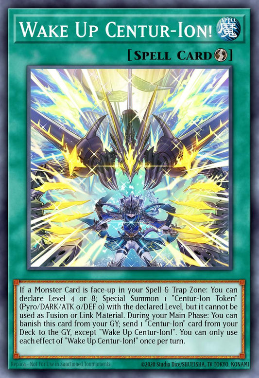 MP25-EN074 Wake Up Centur-Ion Prismatic Secret Rare