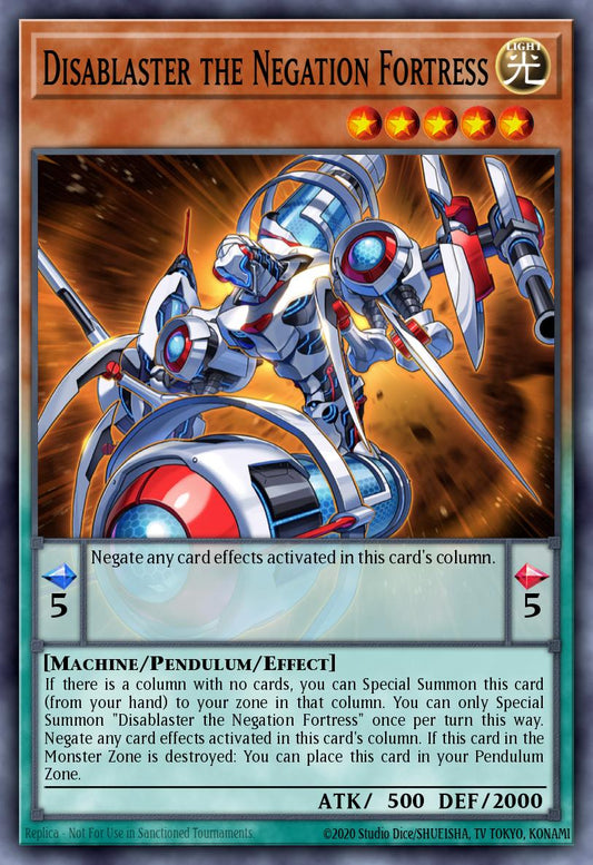 MP25-EN084 Disablaster The Negation Fortress Prismatic Secret Rare
