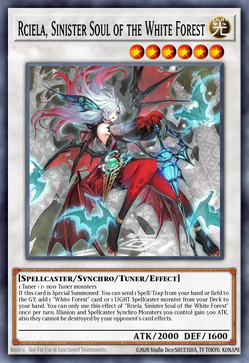MP25-EN087 Rciela, Sinister Soul Of The White Forest Prismatic Secret Rare