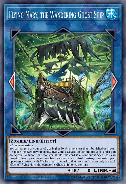 MP25-EN110 Flying Mary, The Wandering Ghost Ship Prismatic Secret Rare