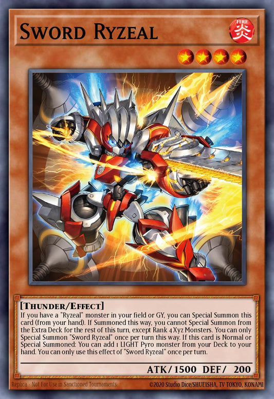 MP25-EN118 Sword Ryzeal Prismatic Secret Rare