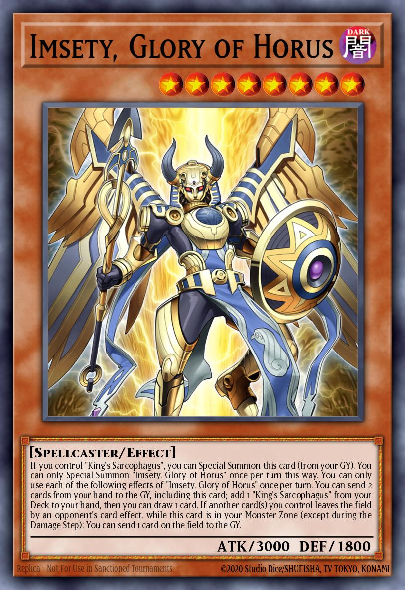 MP24-EN114 "Imsety, Glory Of Horus"  Prismatic Secret Rare