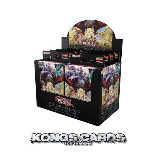 Yu-Gi-Oh! - The Chronicles Deck: The Fallen & The Virtuous DISPLAY 8 Decks