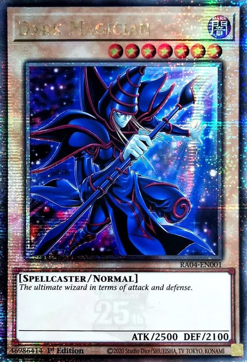 RA04-EN001	"Dark Magician" Quarter Century Secret Rare