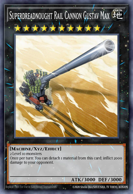 RA04-EN063	"Superdreadnought Rail Cannon Gustav Max" Choose Your Rarity