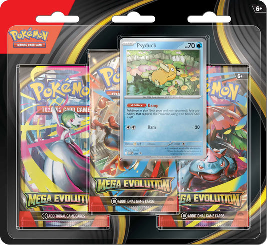 Pokemon TCG: Mega Evolution - 3-pack (Psyduck)