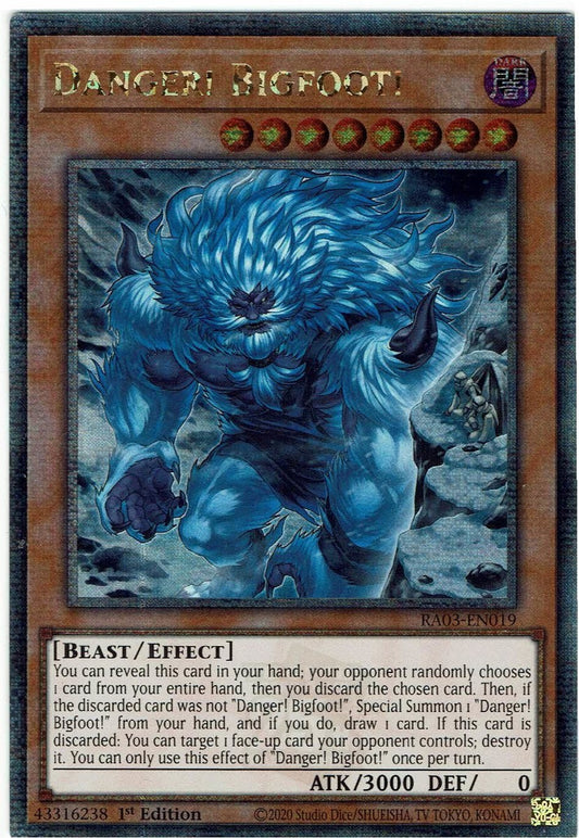 RA03-EN019 “Danger! Bigfoot!" ARTWORK2 Choose Your Rarity