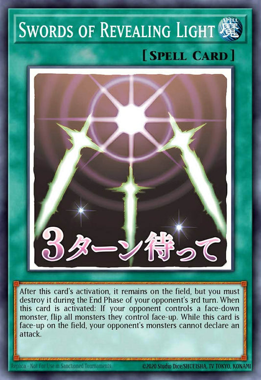RA05-EN109 Swords of Revealing Light - Choose Your Rarity (Stamp Edition)