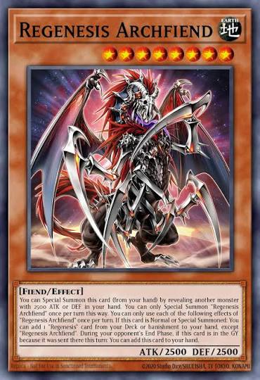 MAMO-EN060 "Regensis Archfiend" Ultra Rare